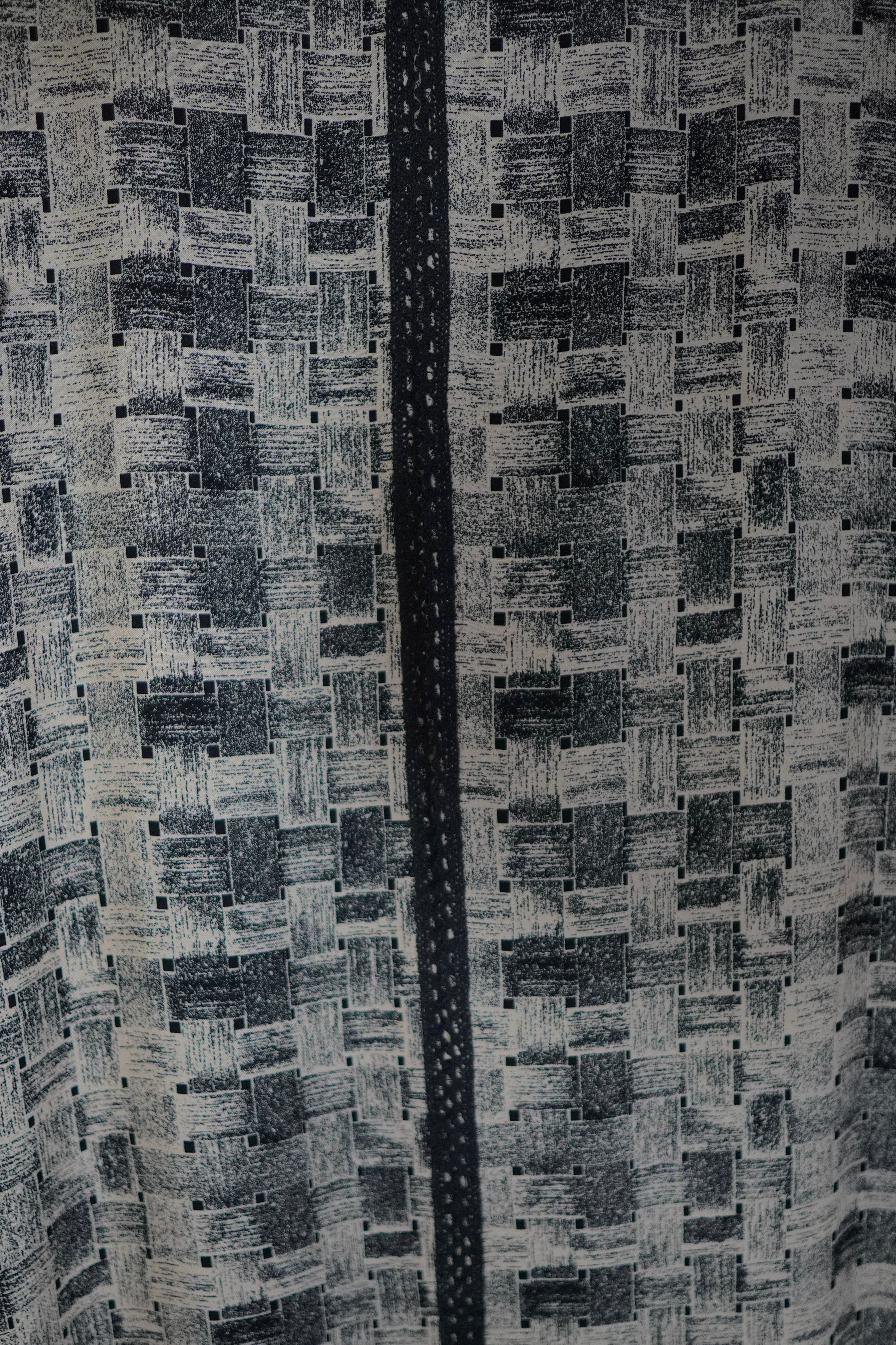 Noir Print Mukhawara Maxi Dress