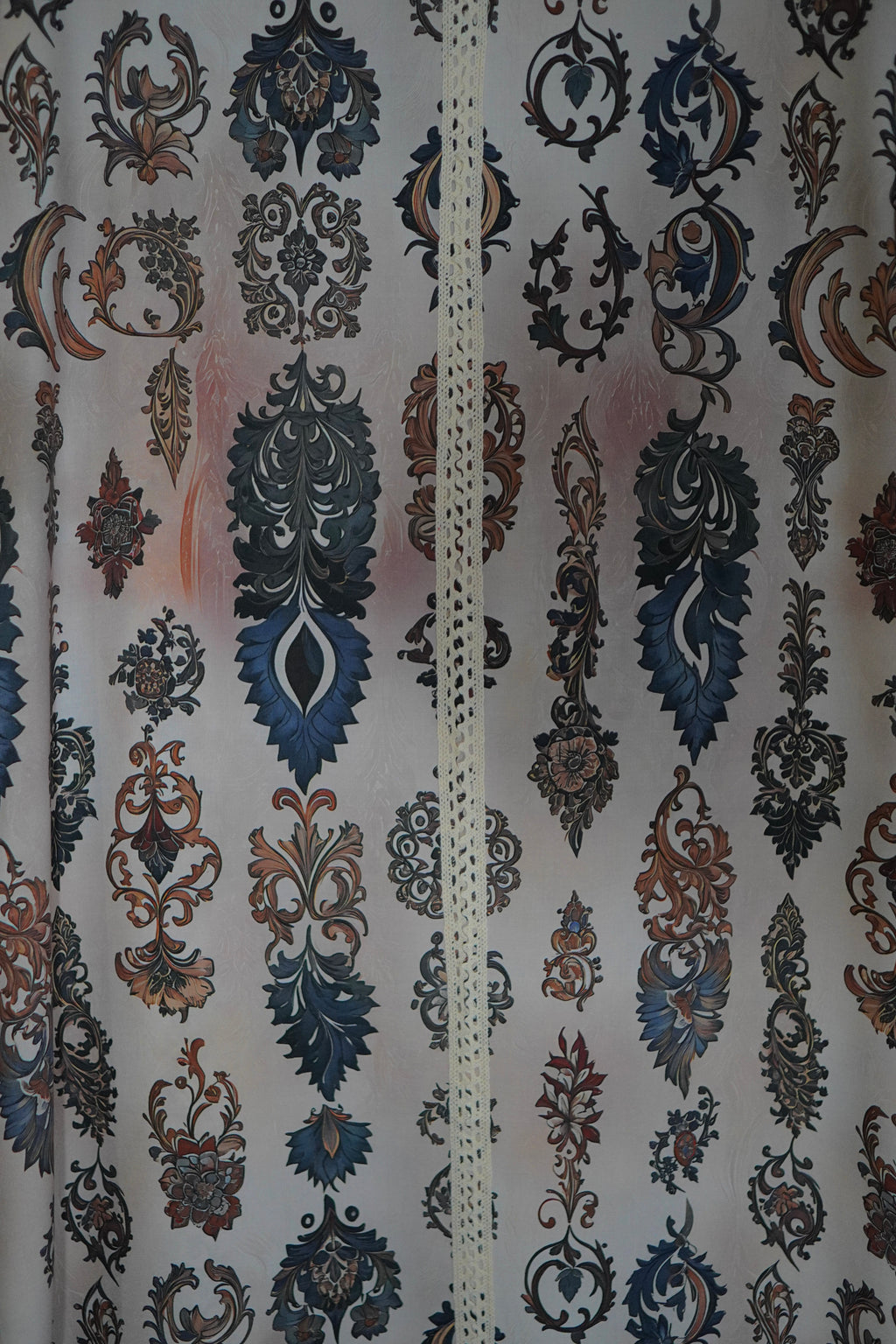 Vine Print Mukhawara Maxi Dress