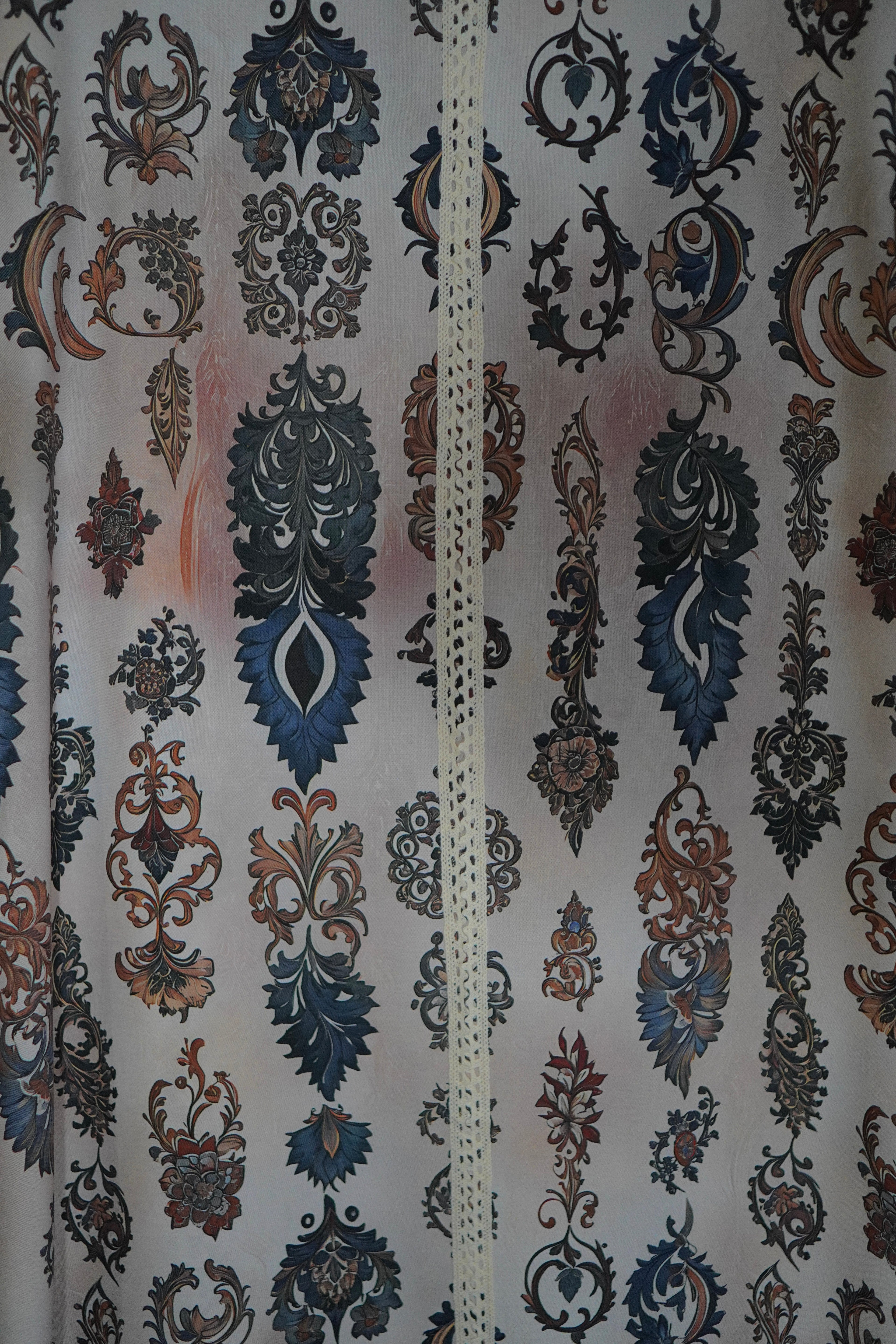 Vine Print Mukhawara Maxi Dress