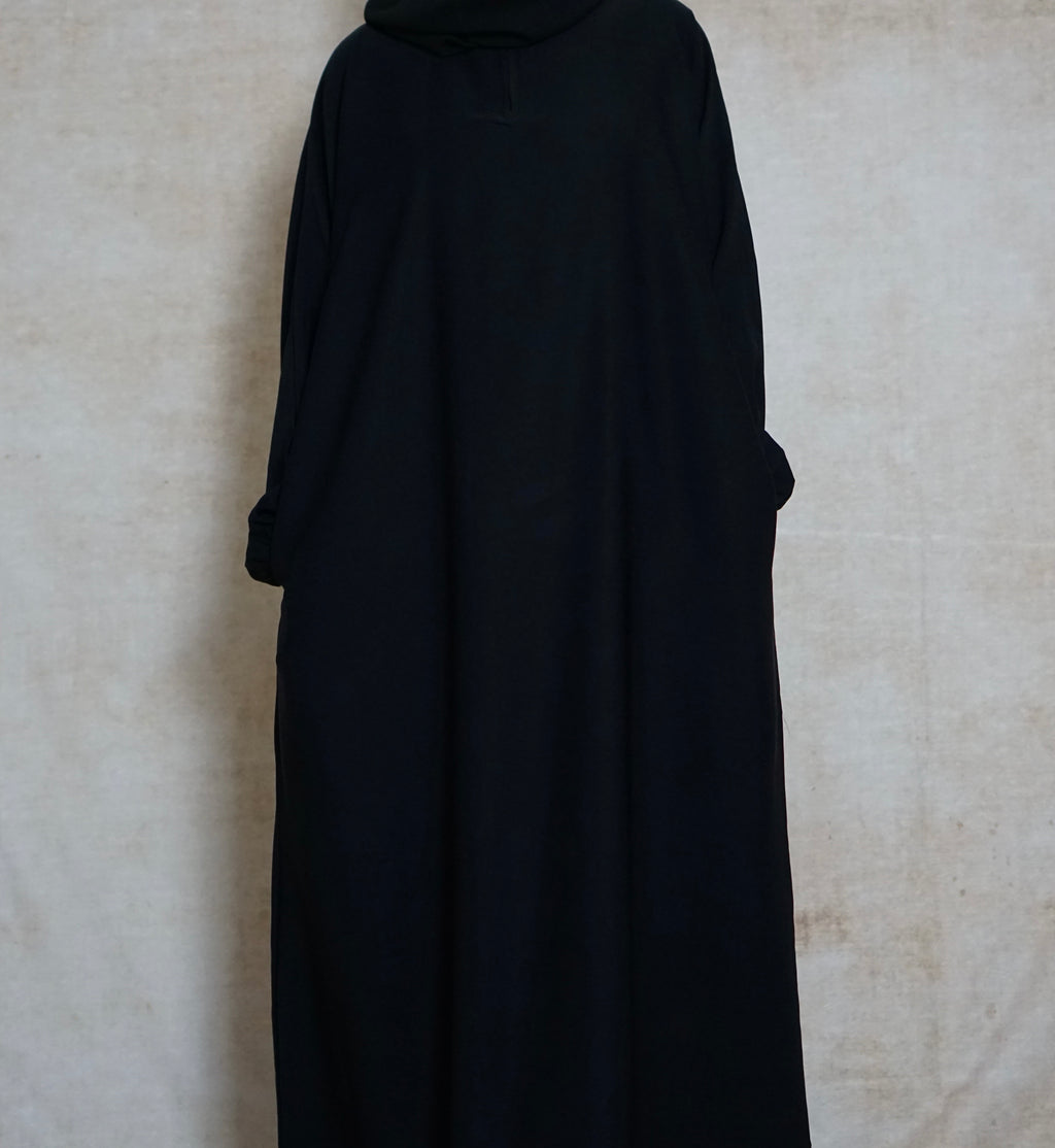 Khadijah Black Everyday Straight Cut Abaya