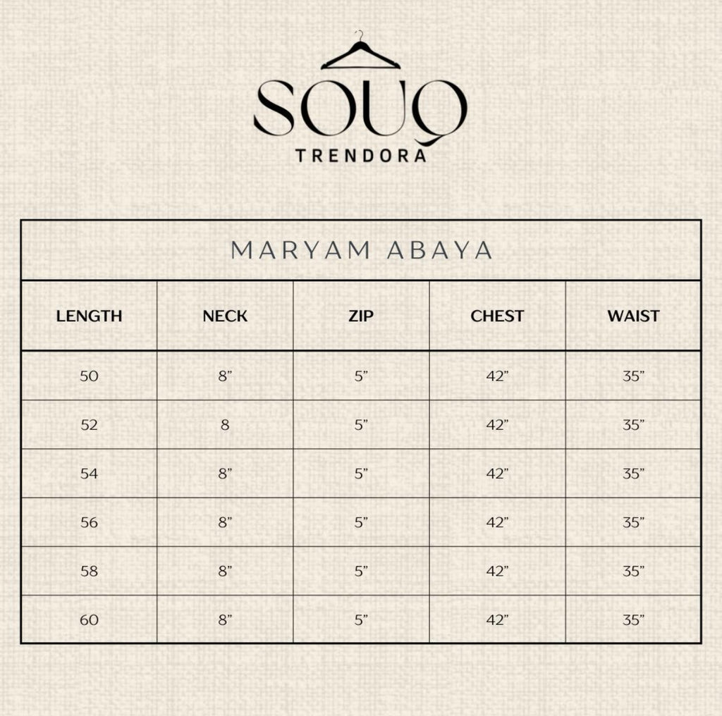 Maryam Black Everyday Farasha Cut Abaya